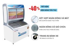 Tủ đông Alaska SFC-500 | 396L 2 ngăn