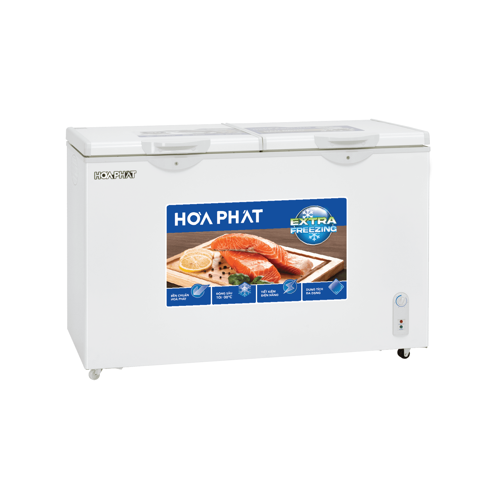 Tủ đông Hòa Phát BN6271 | 271L 2 ngăn 2 cánh