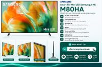 Smart Tivi Mini LED Samsung AI 4K 85 inch UA85M80HA