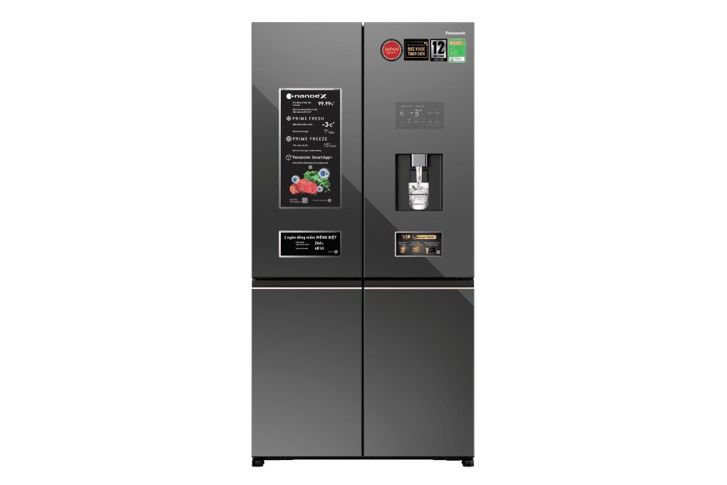 Tủ lạnh Panasonic NR-XY680YMMV | 621L 4 cánh inverter