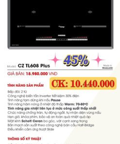 Bếp từ Canzy CZ-TL608Plus - hình số 4
