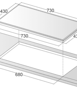 Bếp từ đôi Napoliz ITC568 - hình số 2