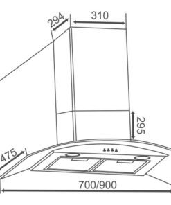 Máy hút mùi Canzy CZ-MLH-690 - hình số 2