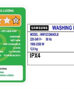 Máy giặt Samsung WW12CG604DLBSV - hình số 8