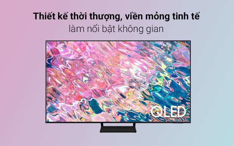thiết kế màn tivi samsung viền mỏng tinh tế