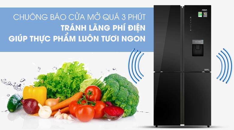 28f02b8cce79faccb1dc507f37c72857-jpg chuông báo mở cửa giúp xài tủ lạnh Aqua tốt hơn, tránh thất thoát hơn lạnh do mở cửa quá lấu
