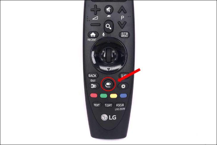 Trên remote bạn hãy nhấn chọn Source/Input nguồn đầu vào.