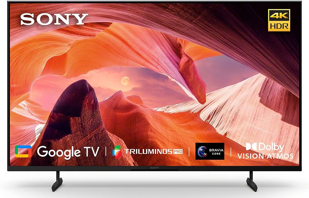 Sony Bravia 108 cm (43 inches) 4K Ultra HD Smart LED Google TV KD-43X80L  (Black) : Amazon.in: Electronics