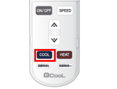 Bật Chế độ Mát Máy Lạnh Ecool