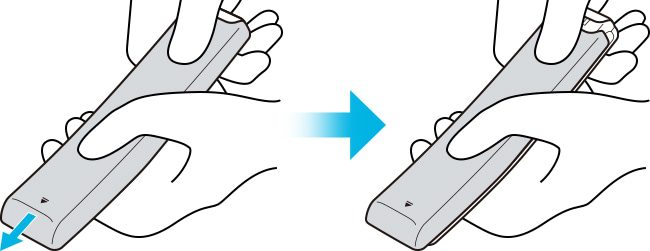 Hướng dẫn thay pin cho điều khiển từ xa thông minh của tivi Samsung