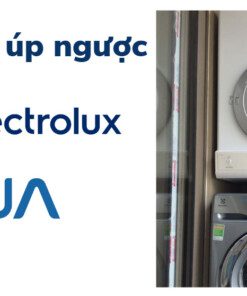 máy sấy quần áo để trên máy giặt