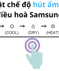 Cách Bật Chế độ Hút ẩm (dry) ở điều Hoà Samsung