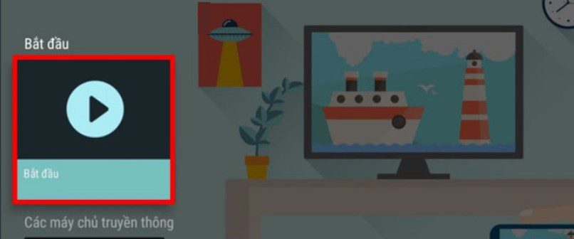 Nhấn chọn tiếp Bắt đầu