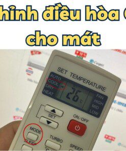 Cách chỉnh điều hòa Casper cho mát lạnh