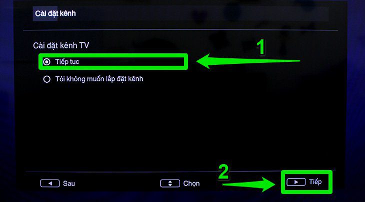Cài đặt ban đầu tivi TCL chạy hệ điều hành TV OS