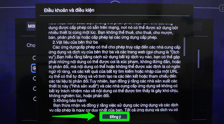 Các bước cài đặt ban đầu tivi TCL chạy hệ điều hành TV OS