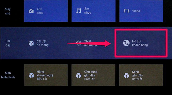Chuyển tới mục Hỗ trợ khách hàng để đọc tên sản phẩm