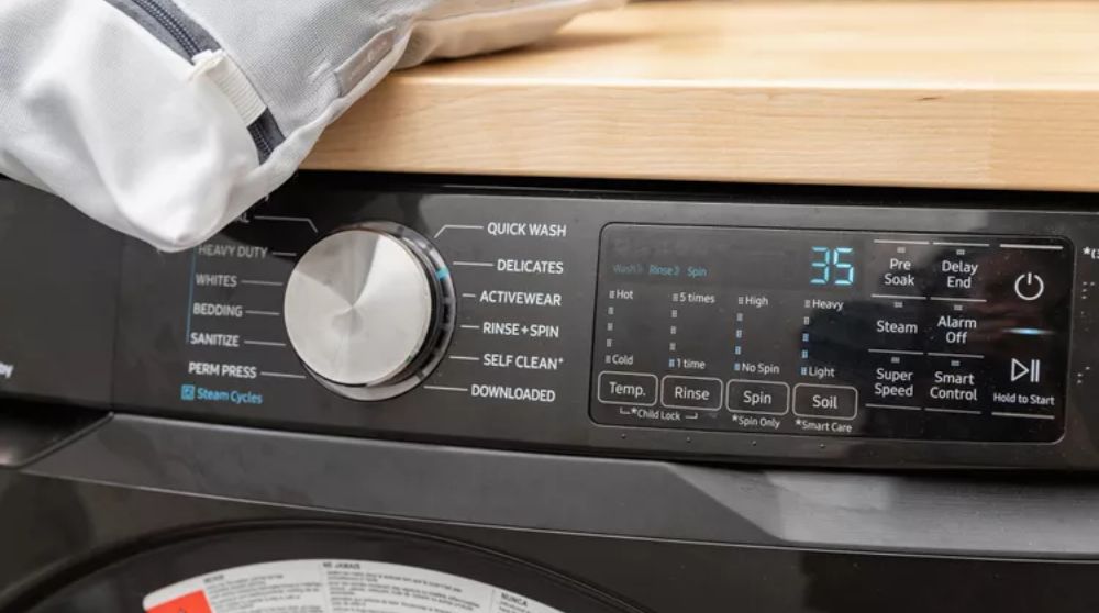 Chọn chế độ giặt nhẹ nhàng