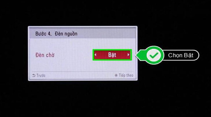 Bước 6: Nhấn nút OK trên remote để chuyển sang thiết lập dò kênh > chọn Bắt đầu