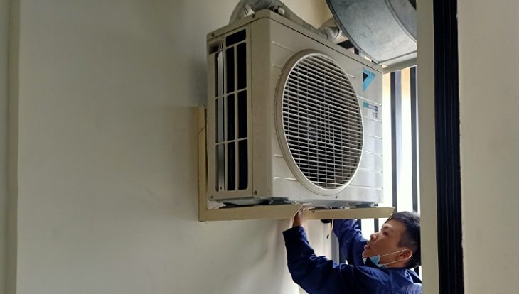 Cách lắp giá đỡ và gắn cục nóng điều hòa 2 chiều