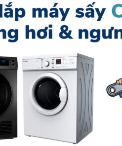 hướng dẫn lắp đặt máy sấy Casper: thông hơi và ngưng tụ
