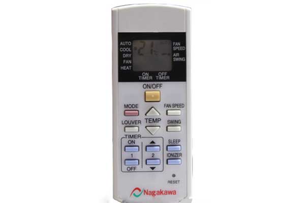 Các biểu tượng trên điều khiển điều hòa Nagakawa