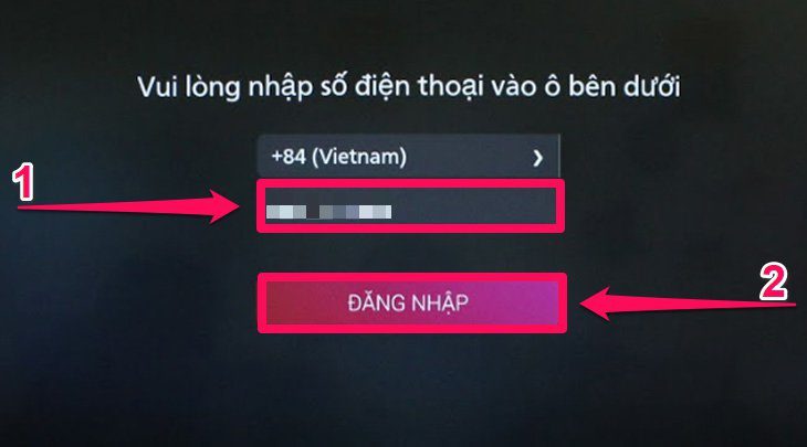 Đăng nhập tài khoản ứng dụng FPT Play