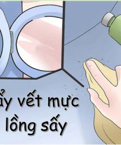 Cách tẩy vết mực trong lồng máy sấy