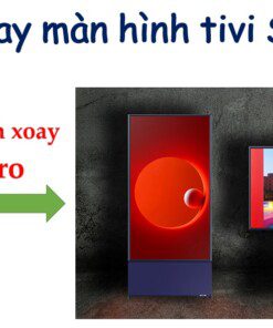 Cách xoay màn hình của tivi Samsung ngang/dọc