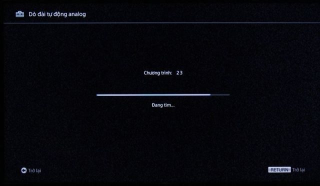 Các bước dò kênh tivi Sony đời cũ