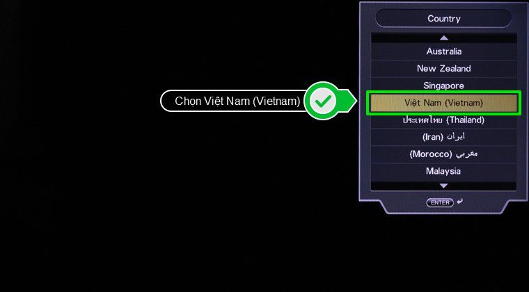 Các bước để có thể khôi phục cài đặt gốc và thực hiện thiết lập lại từ đầu trên tivi Sharp