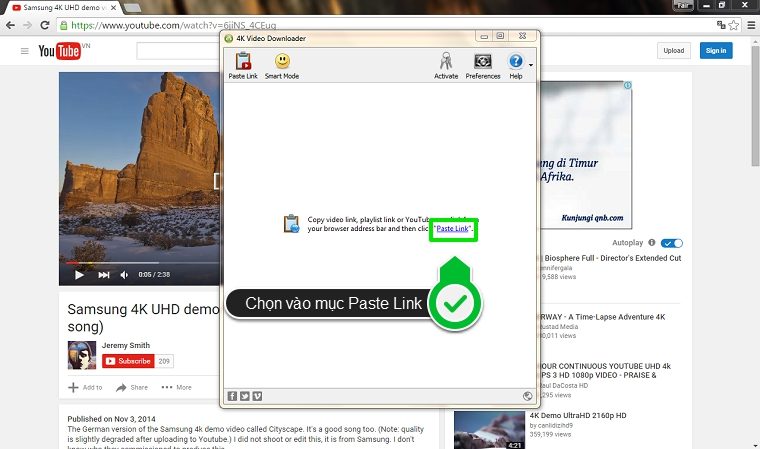 tải video 4K từ YouTube