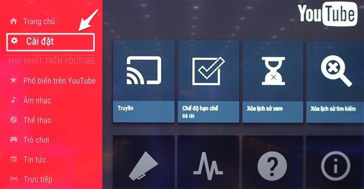 Các cách để tắt thông tin trên màn hình tivi khi bạn xem Youtube