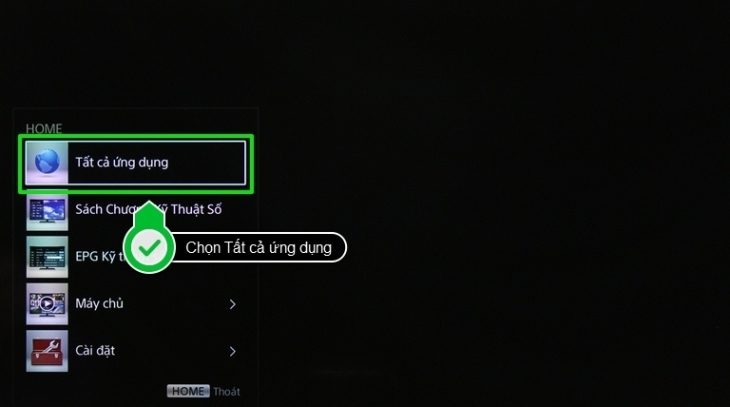 tải ứng dụng cho tivi sony internet các đời 2015 2016 2017 2018