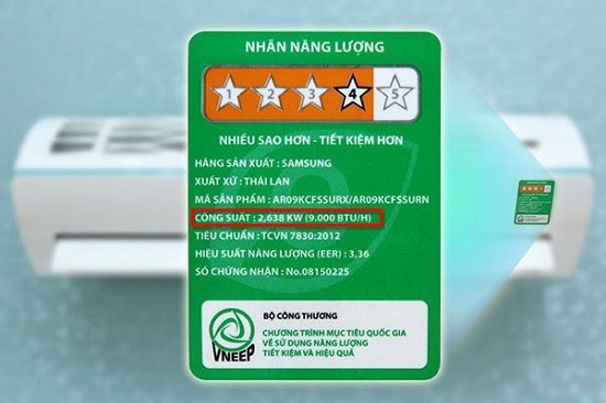 Công thức tính lượng điện tiêu thụ: