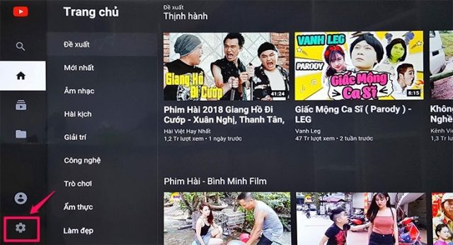 Cách xóa lịch sử xem trên Smart tivi