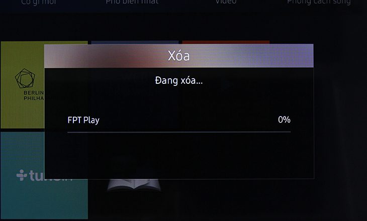 Cách xoá ứng dụng trên Smart tivi Samsung 2016