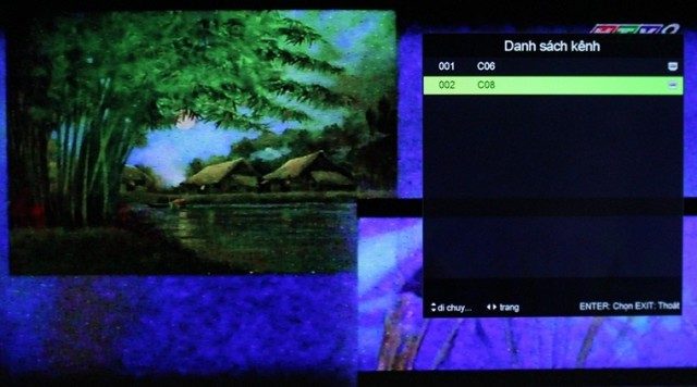 Các bước để tiến hành dò kênh trên tivi Asanzo thường