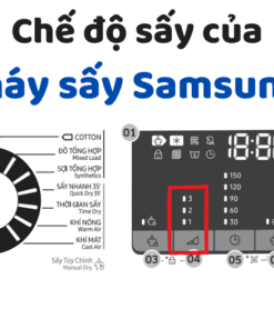 Chế độ Máy Sấy Samsung