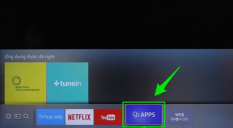 chon-apps-ung-dung-de-tai-game-ve-tivi-samsung-jpg Cách chơi game trên TV Samsung