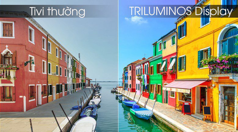 Công nghệ TRILUMINOS giúp hình ảnh rực rỡ hơn trên tivi Sony