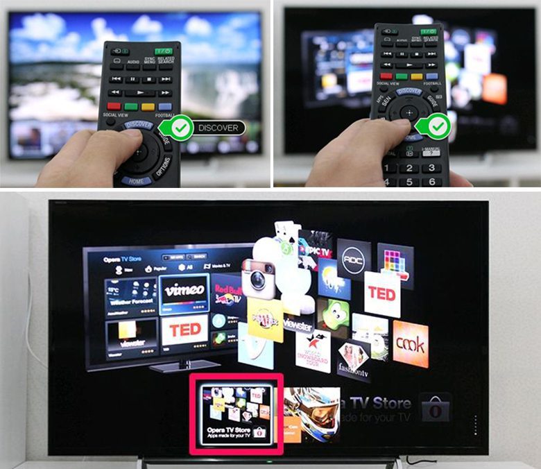 cách tải ứng dụng trên tivi Sony - internet tivi sony cách 2
