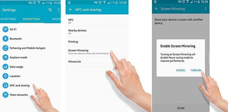 ckeditor_2844636-jpg Cách chia sẻ màn hình điện thoại Samsung lên tivi Samsung bằng Screen Mirroring