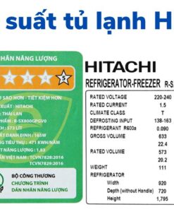 Công suất tủ lạnh Hitachi