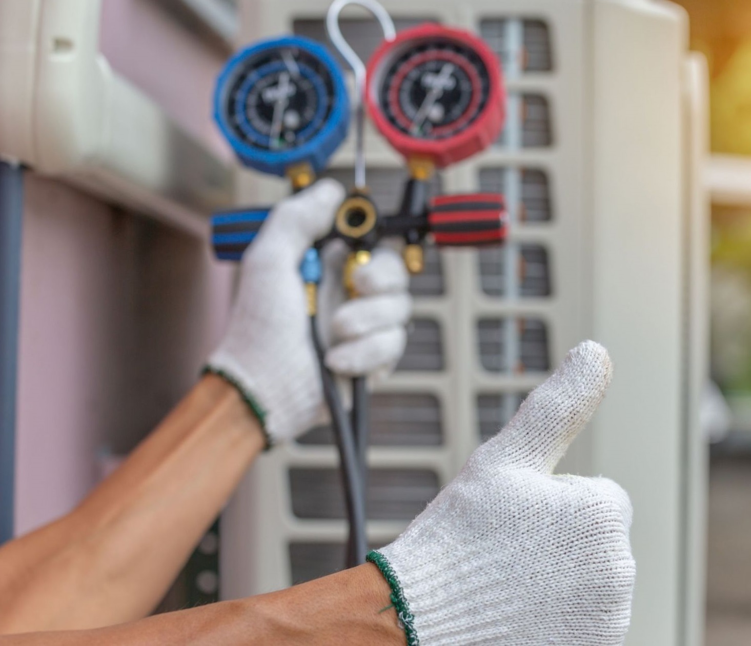 đảm bảo đã hút chân không các đường ống dẫn gas và cả dàn lạnh trước khi chạy thử nghiệm