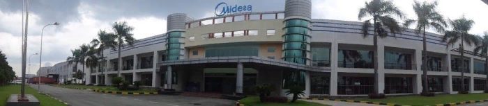 nhà máy sản xuất điều hoà Midea tại việt nam