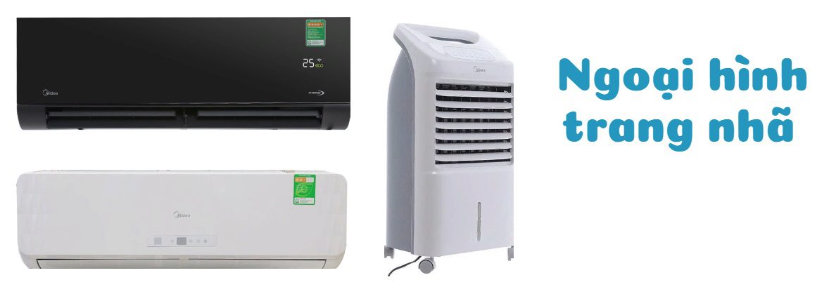 Đánh giá ngoại hình điều hòa midea