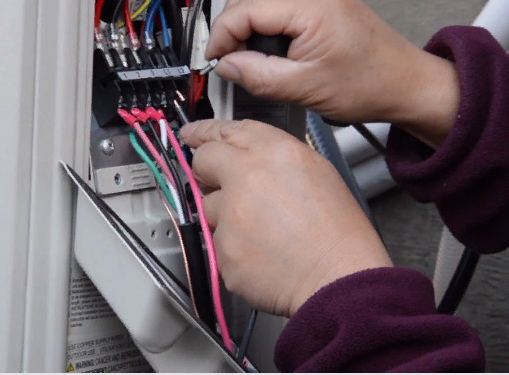 Đấu nối dây điện cho điều hòa âm trần