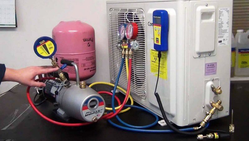 Lỗi F5 máy lạnh LG: do điều hoà bị thiếu gas