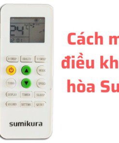 Điều khiển điều hòa Sumikura bị khóa